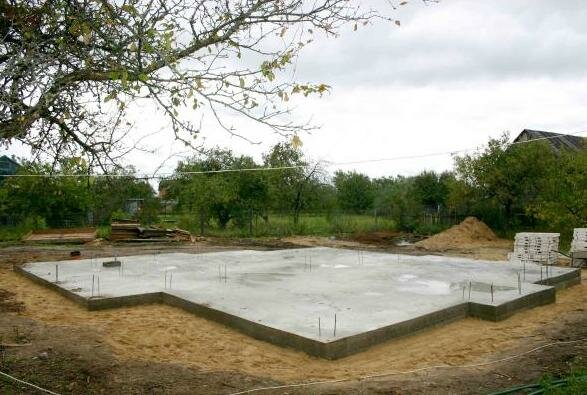 Монолитный фундамент Монолитный фундамент